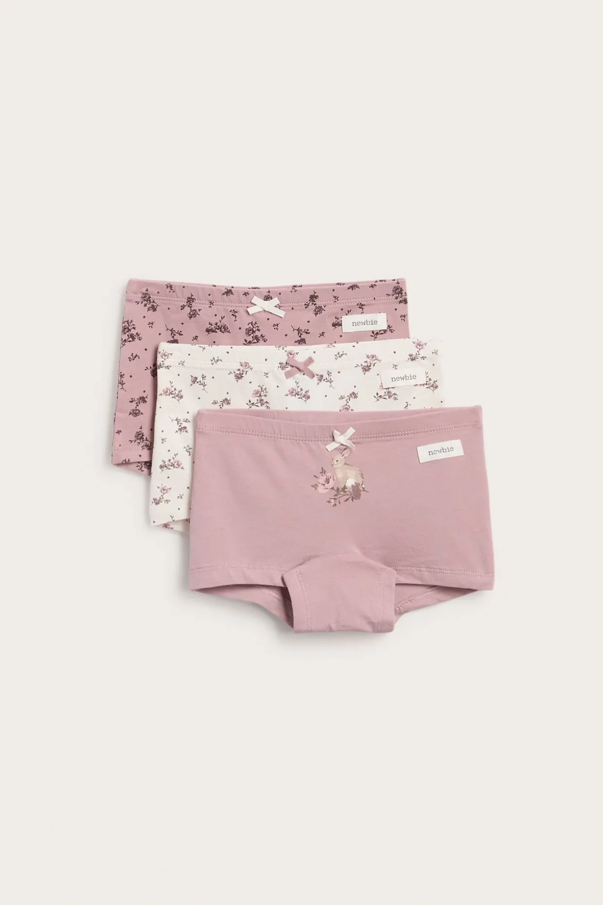 3-pk. boxershorts med små blomster