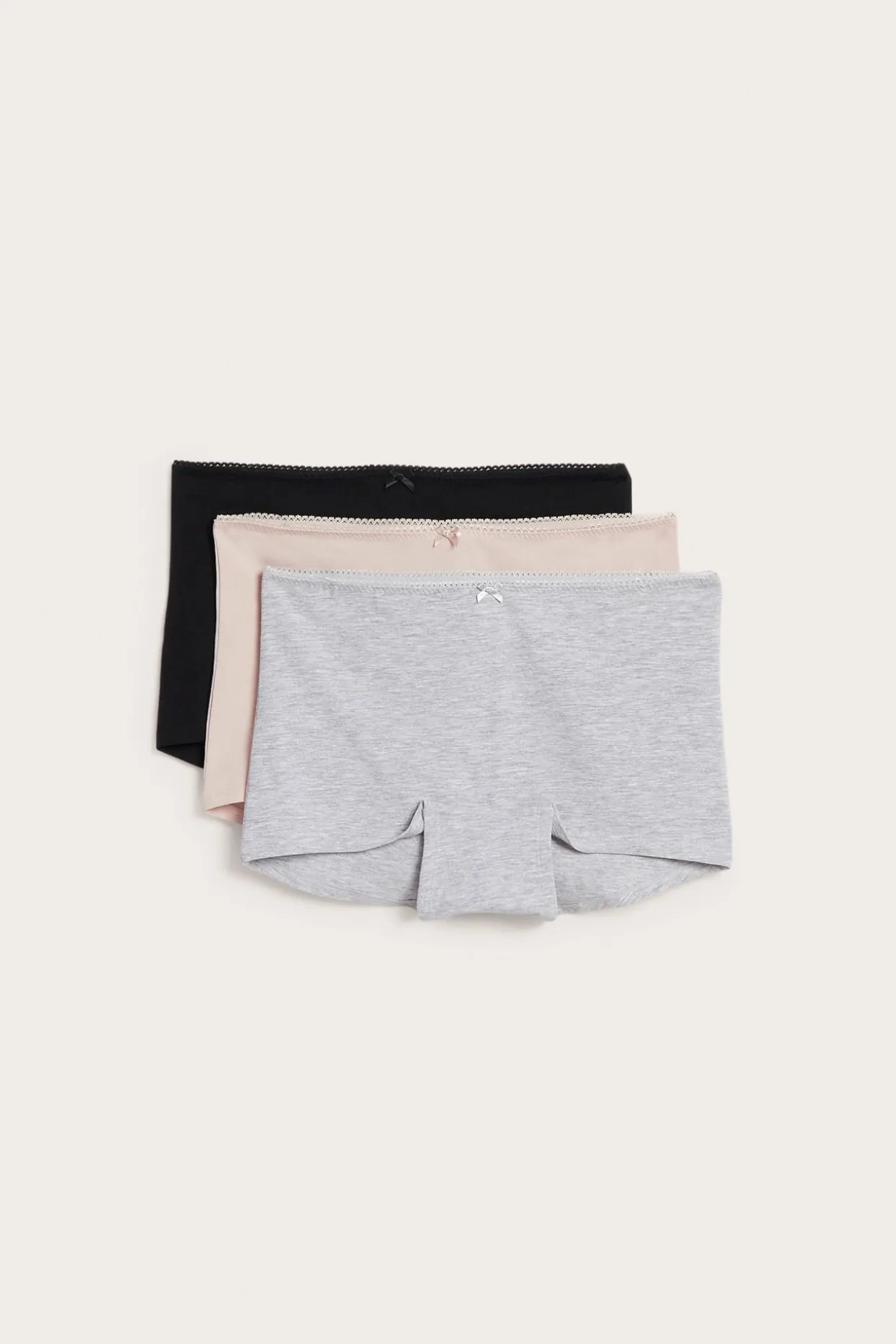 3-pk. boxertruser i bomull