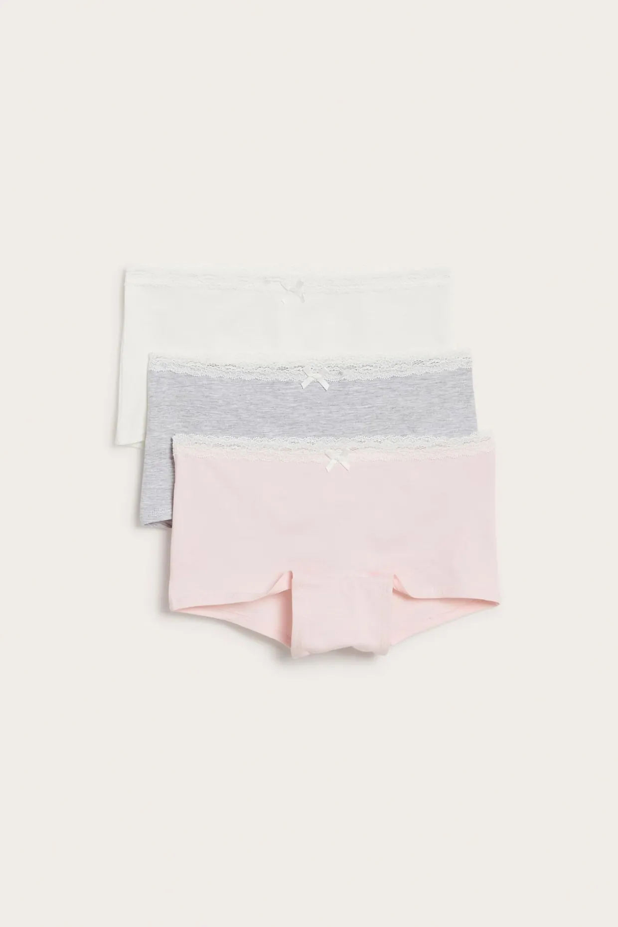 3-pk. boxertruser med blonder