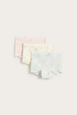 3-pk. boxertruser med glassmønster