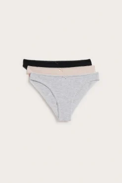 3-pk. brieftruser i bomull
