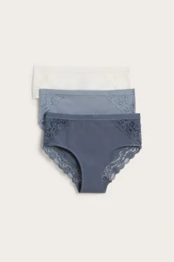 3-pk. brieftruser i bomull