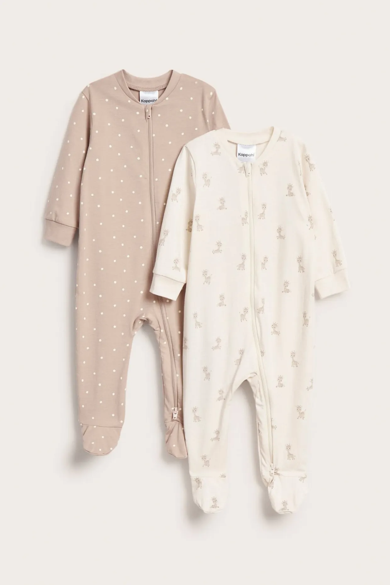 2-pk. dyremønstrede pyjamaser