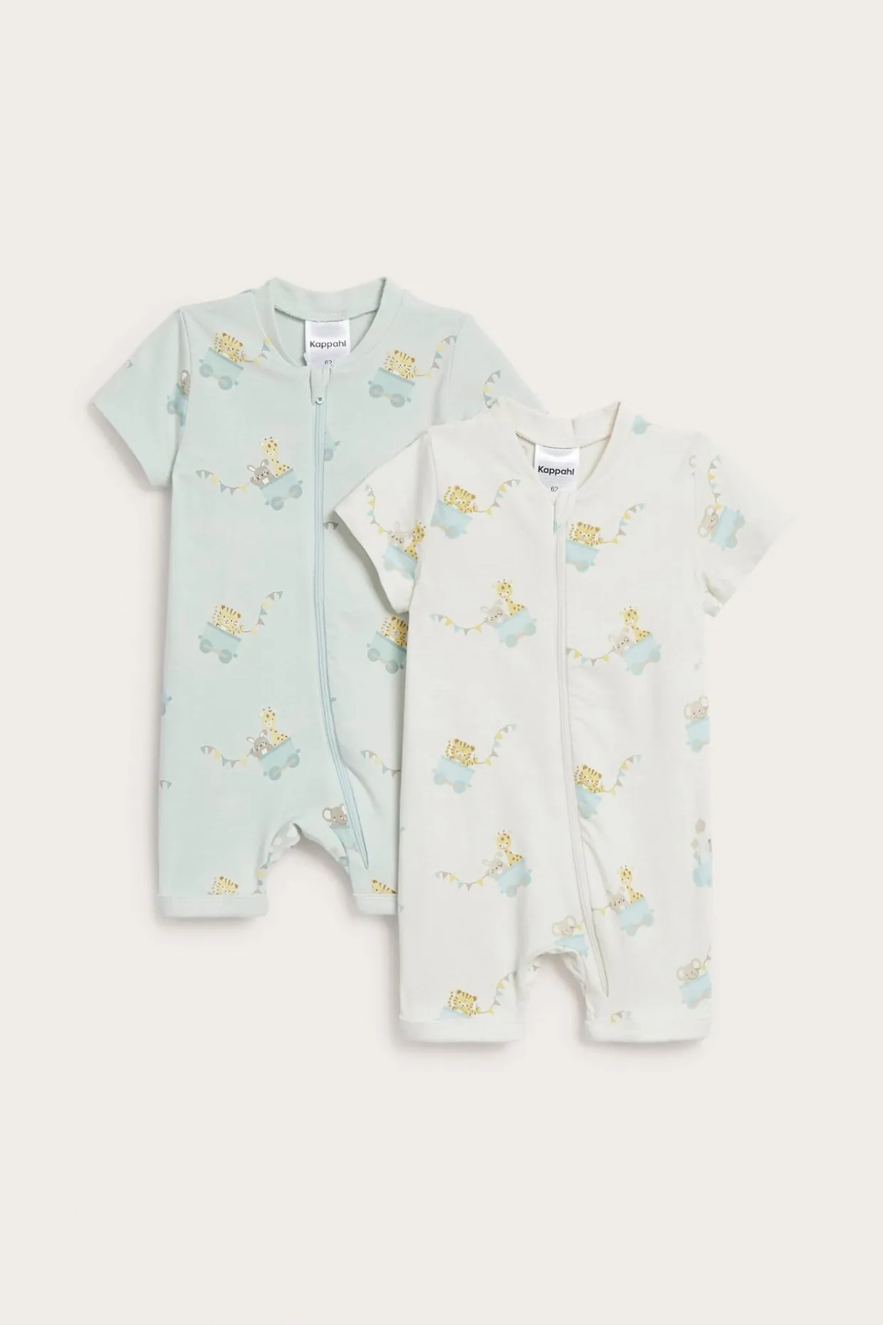 2-pk. dyremønstrede pyjamaser
