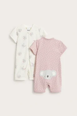 2-pk. dyremønstrede pyjamaser