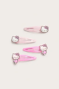 4-pk. Hello Kitty-hårspenner