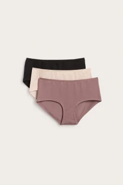 3-pk. hipstertruser i lyocell