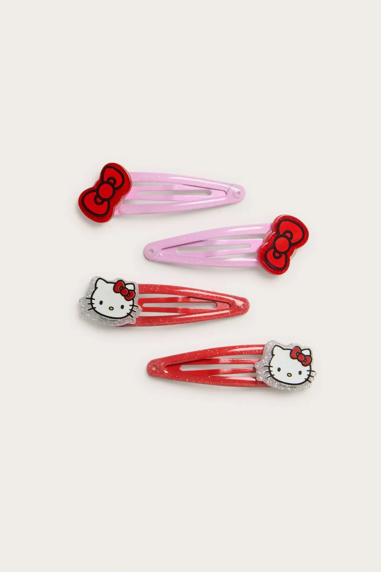 4-pk. hårspenne Hello Kitty