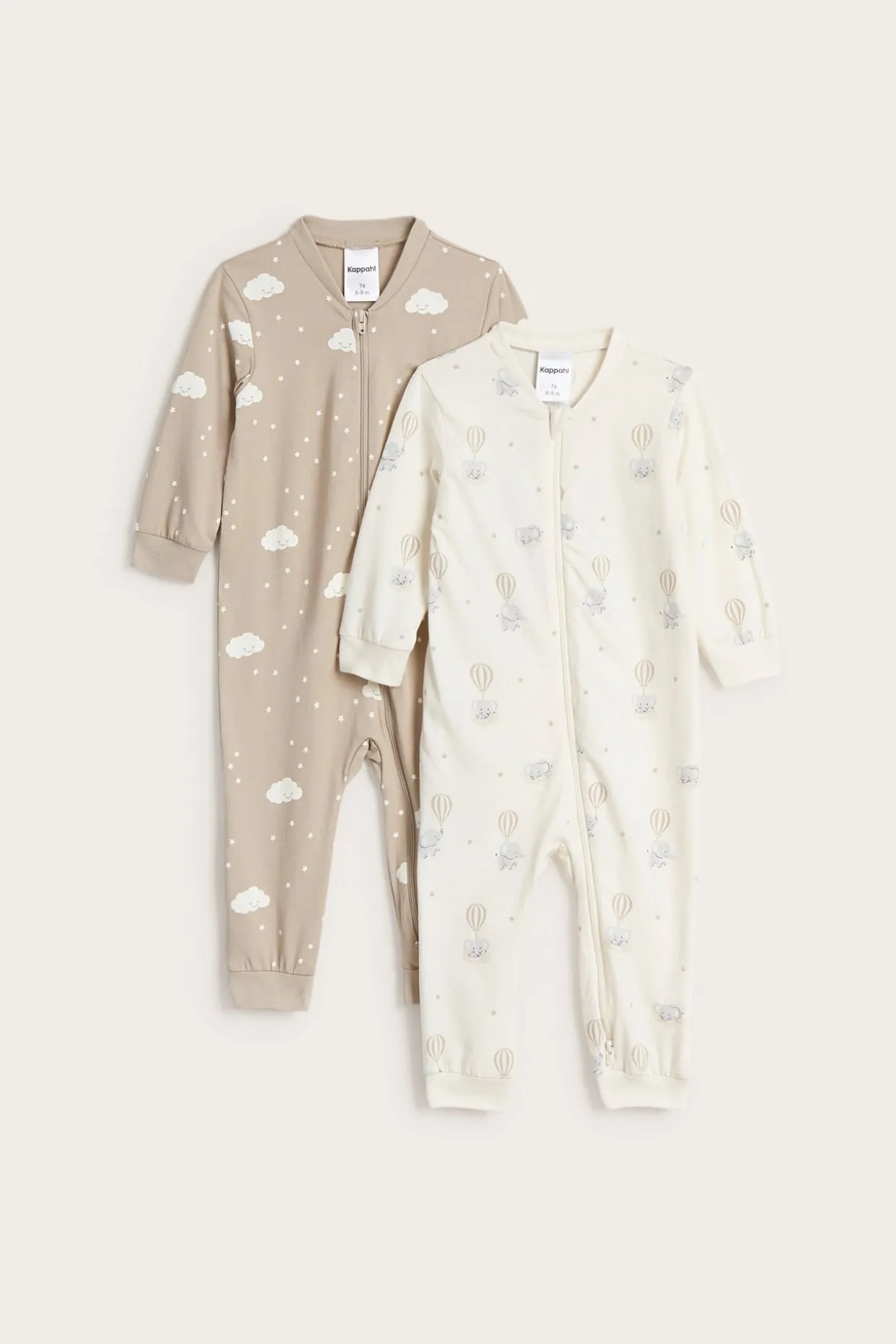 2-pk. langermede pyjamaser