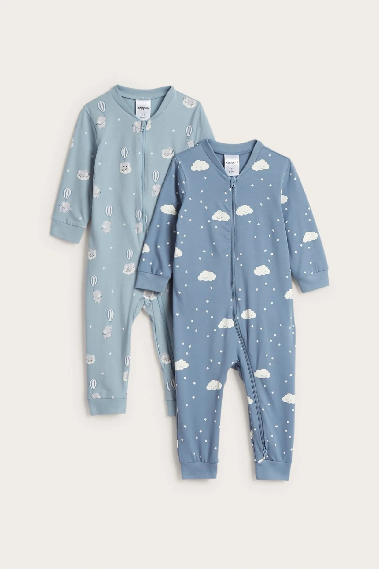 2-pk. langermede pyjamaser