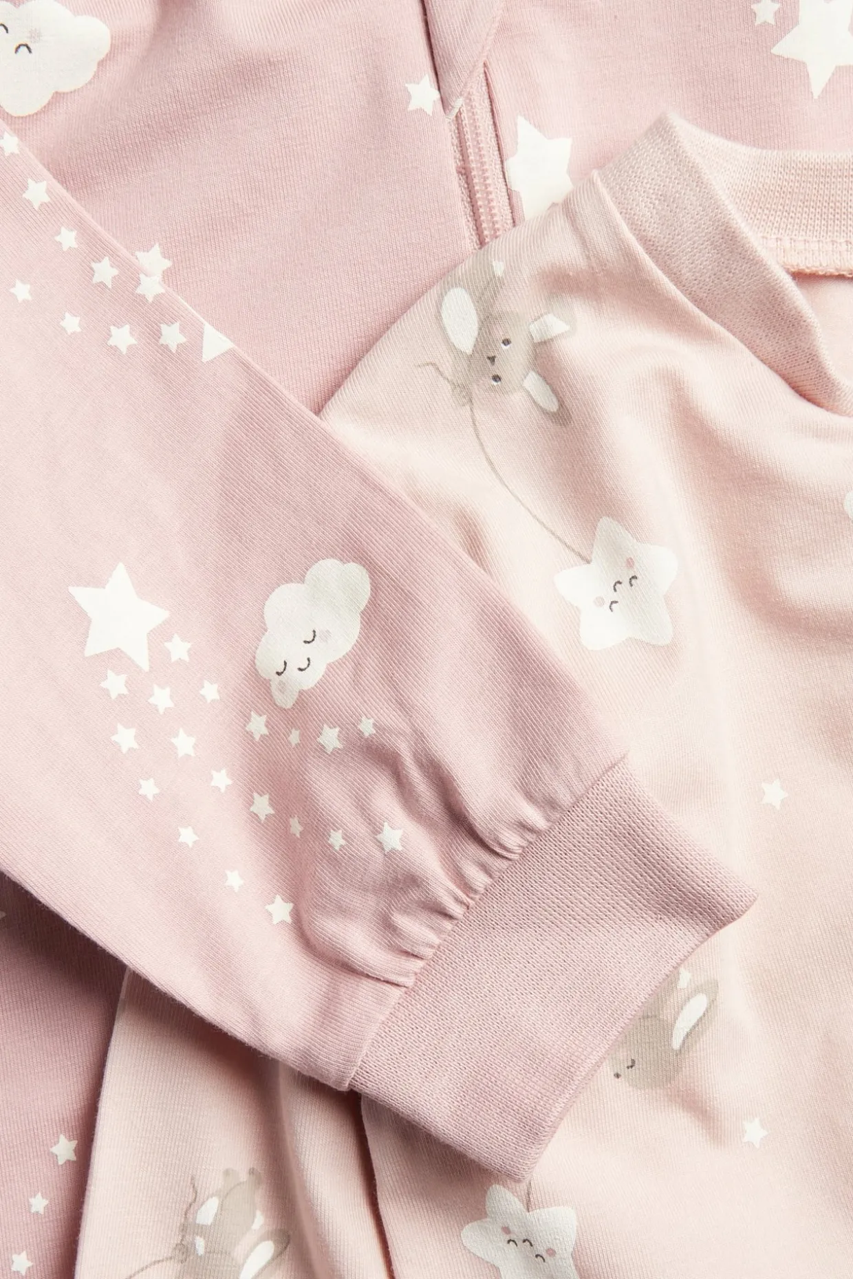 2-pk. mønstret babypyjamas