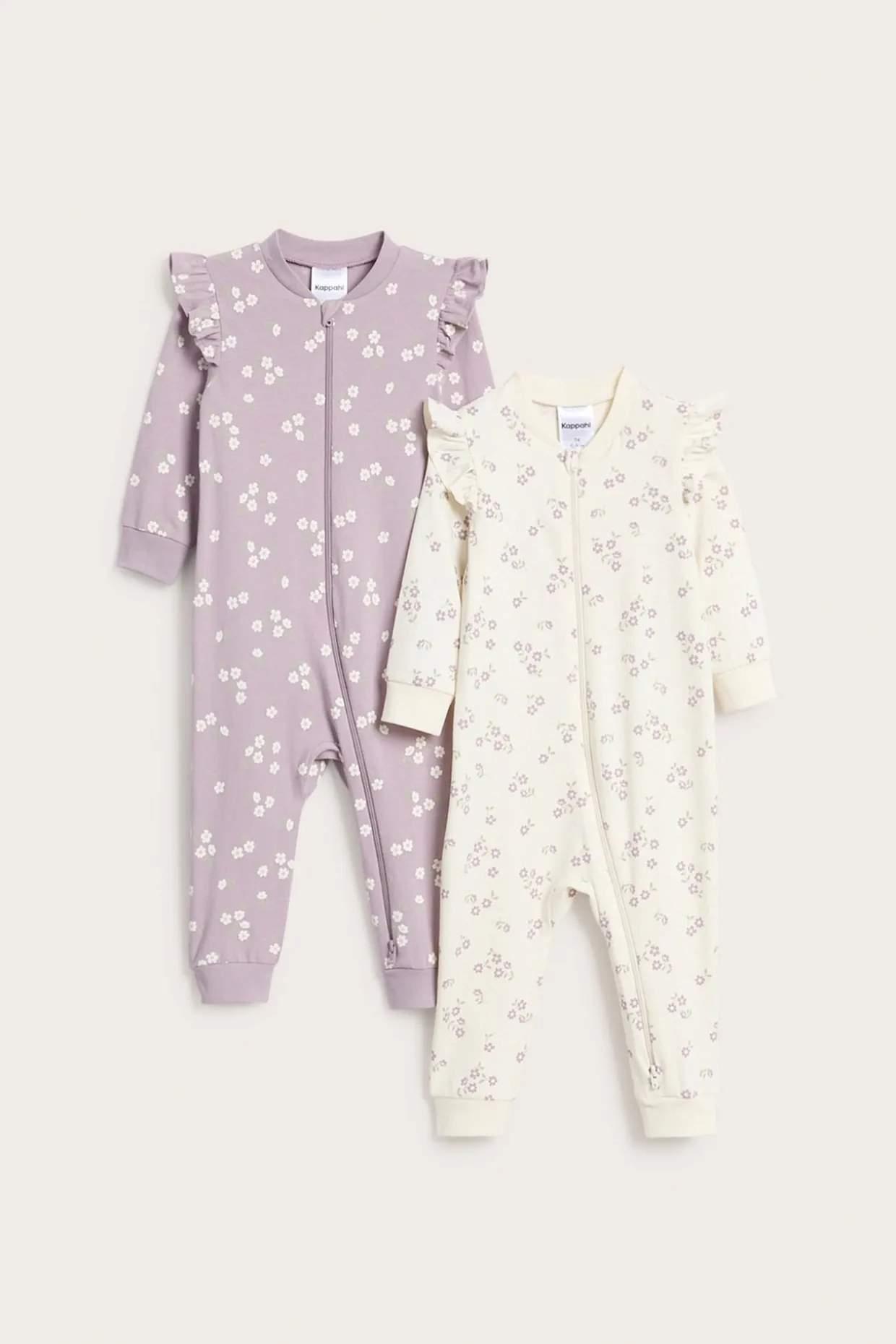 2-pk. pyjamaser med volang