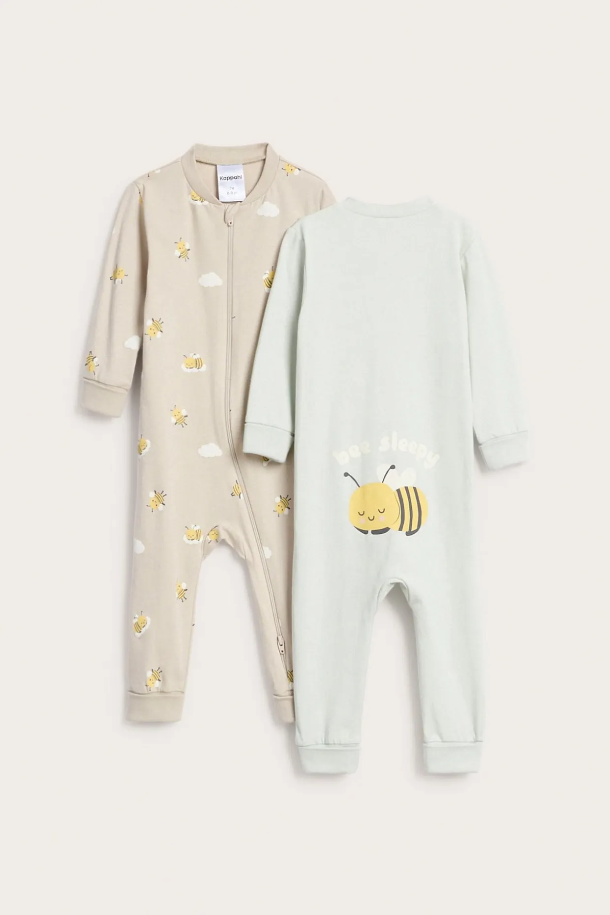 2-pk. pyjamas med biemønster