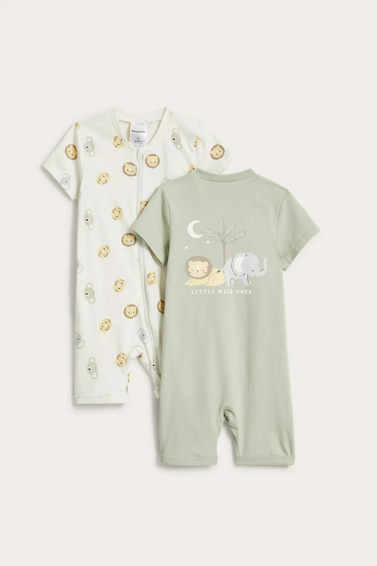 2-pk. pyjamas med dyremotiv