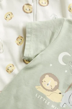 2-pk. pyjamas med dyremotiv