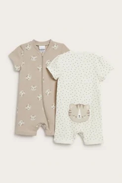 2-pk. pyjamas med korte ermer