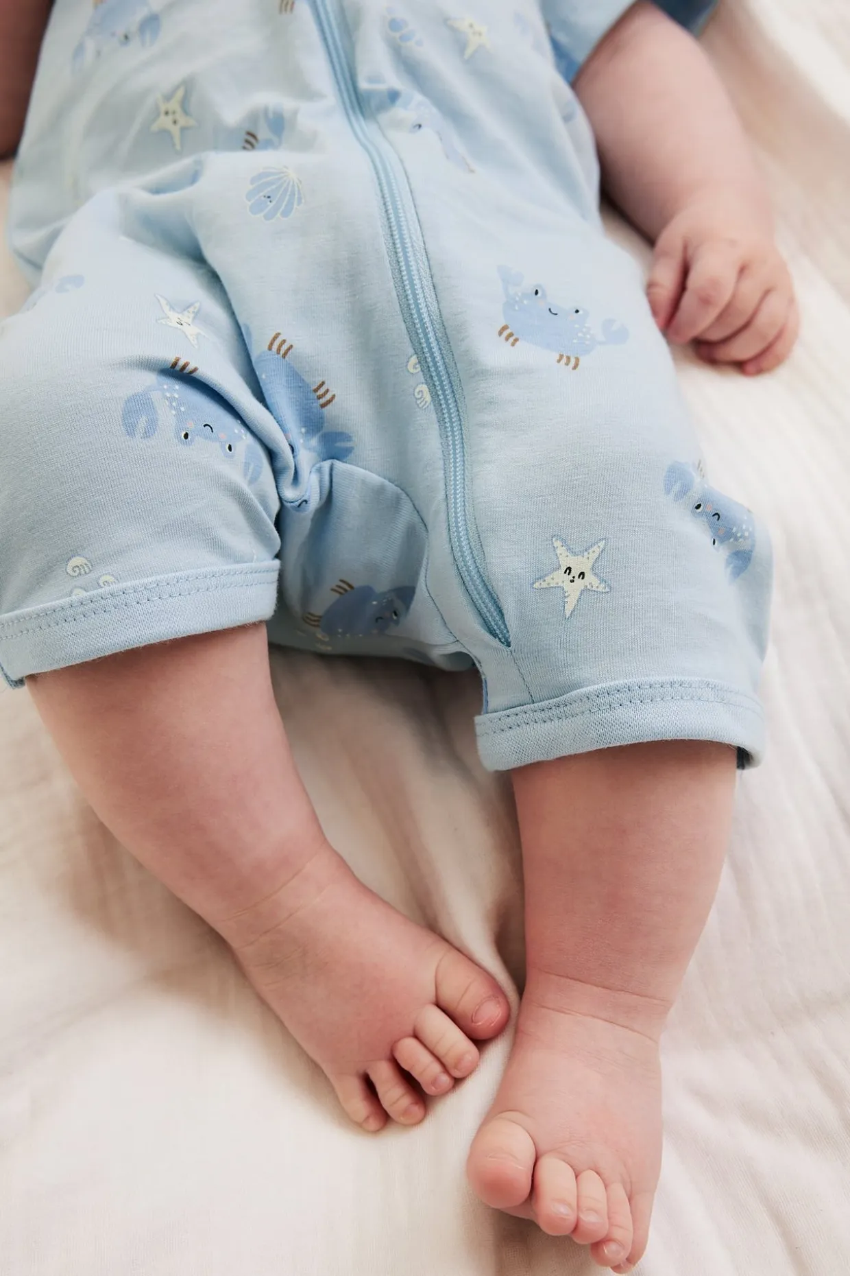 2-pk. pyjamas med krabber
