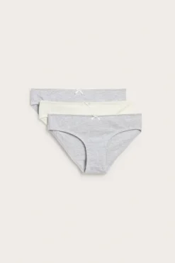 3-pk. ribbestrikkede brieftruser