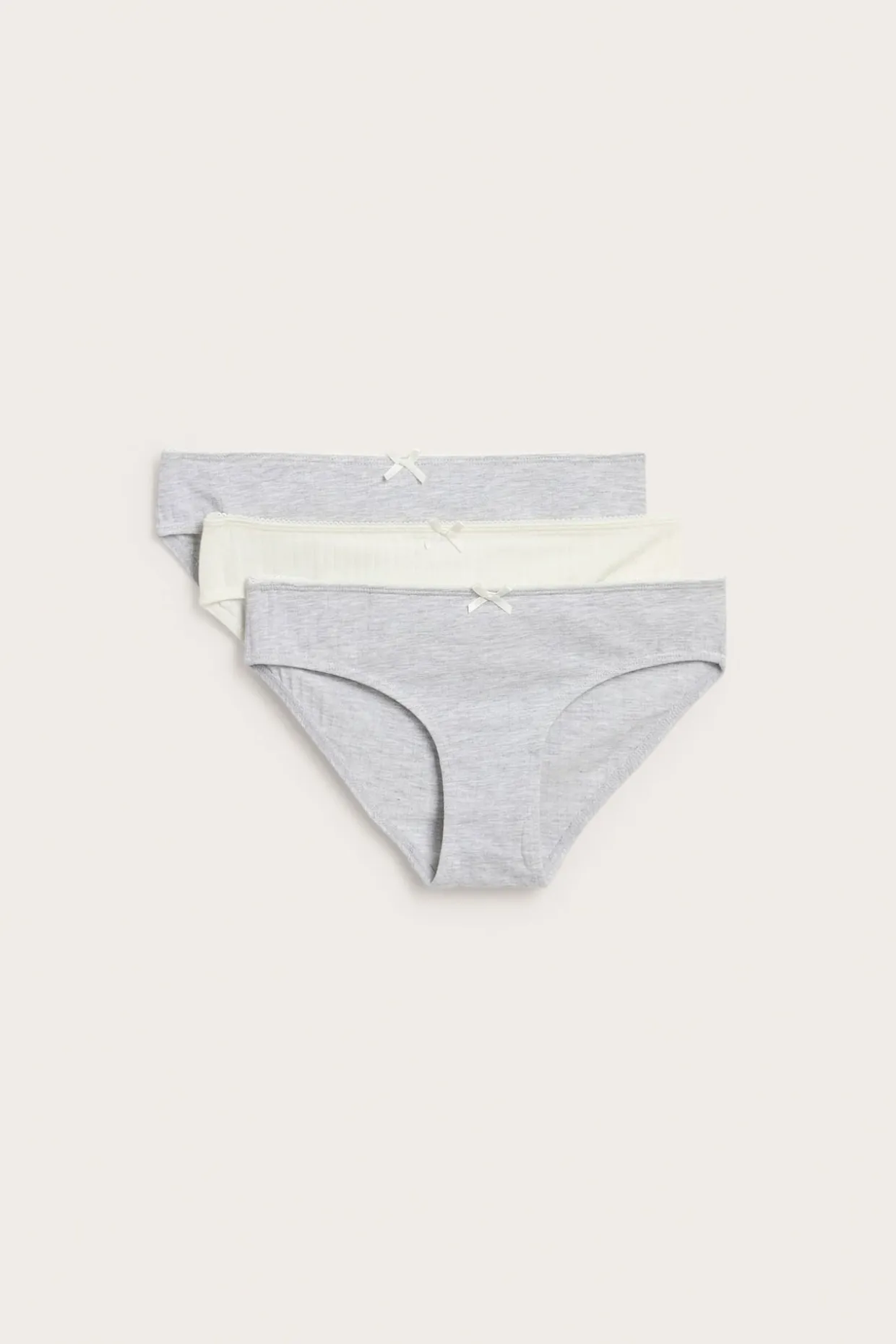 3-pk. ribbestrikkede brieftruser