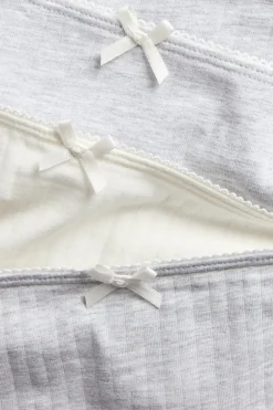 3-pk. ribbestrikkede brieftruser