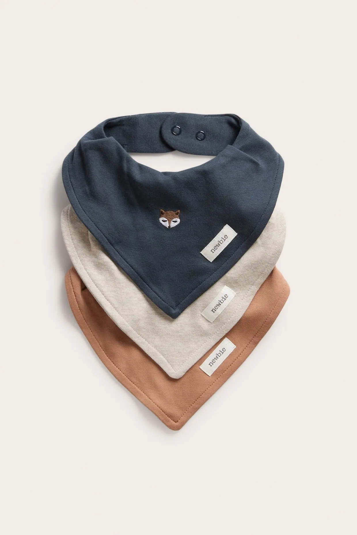3-pk. smekker med broderi