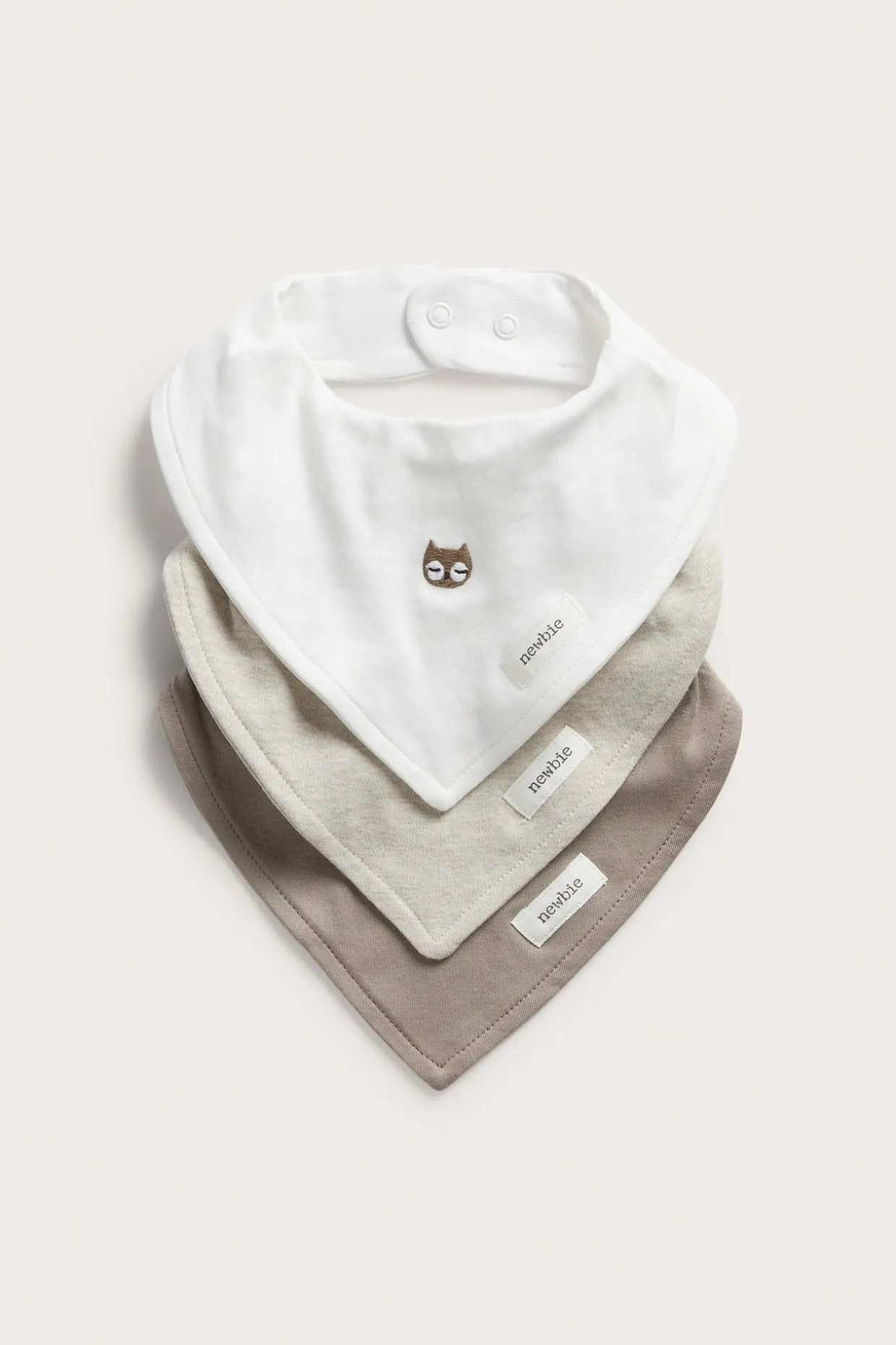3-pk. smekker med broderi