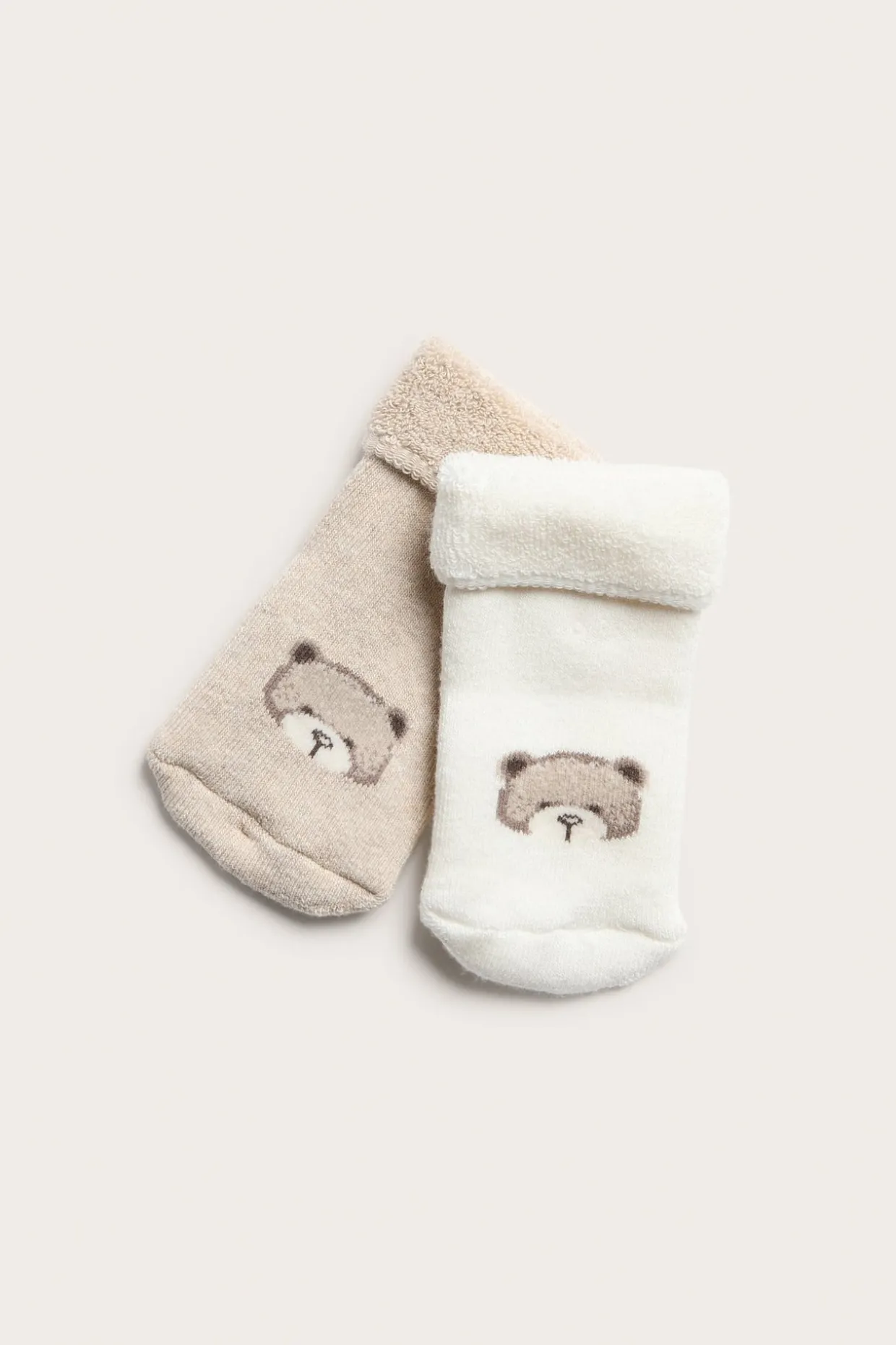 2-pk. sokker med bamser