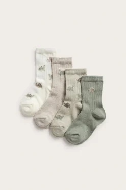 4-pk. sokker med dinosaurer