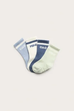 4-pk. sokker med motiv