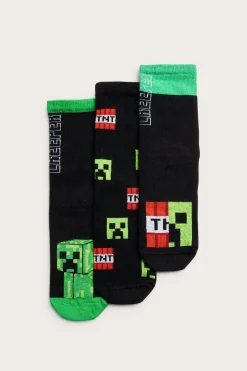 3-pk. sokker Minecraft
