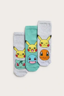 3-pk. sokker Pokémon