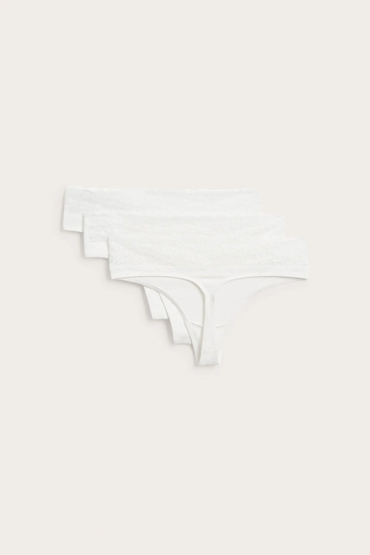 3-pk. stringtruser i bomull