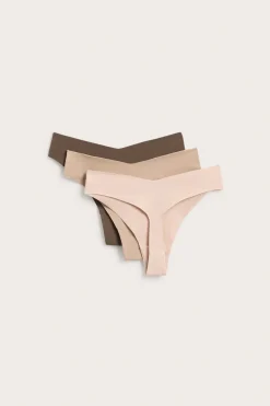 3-pk. stringtruser i bomullsblanding