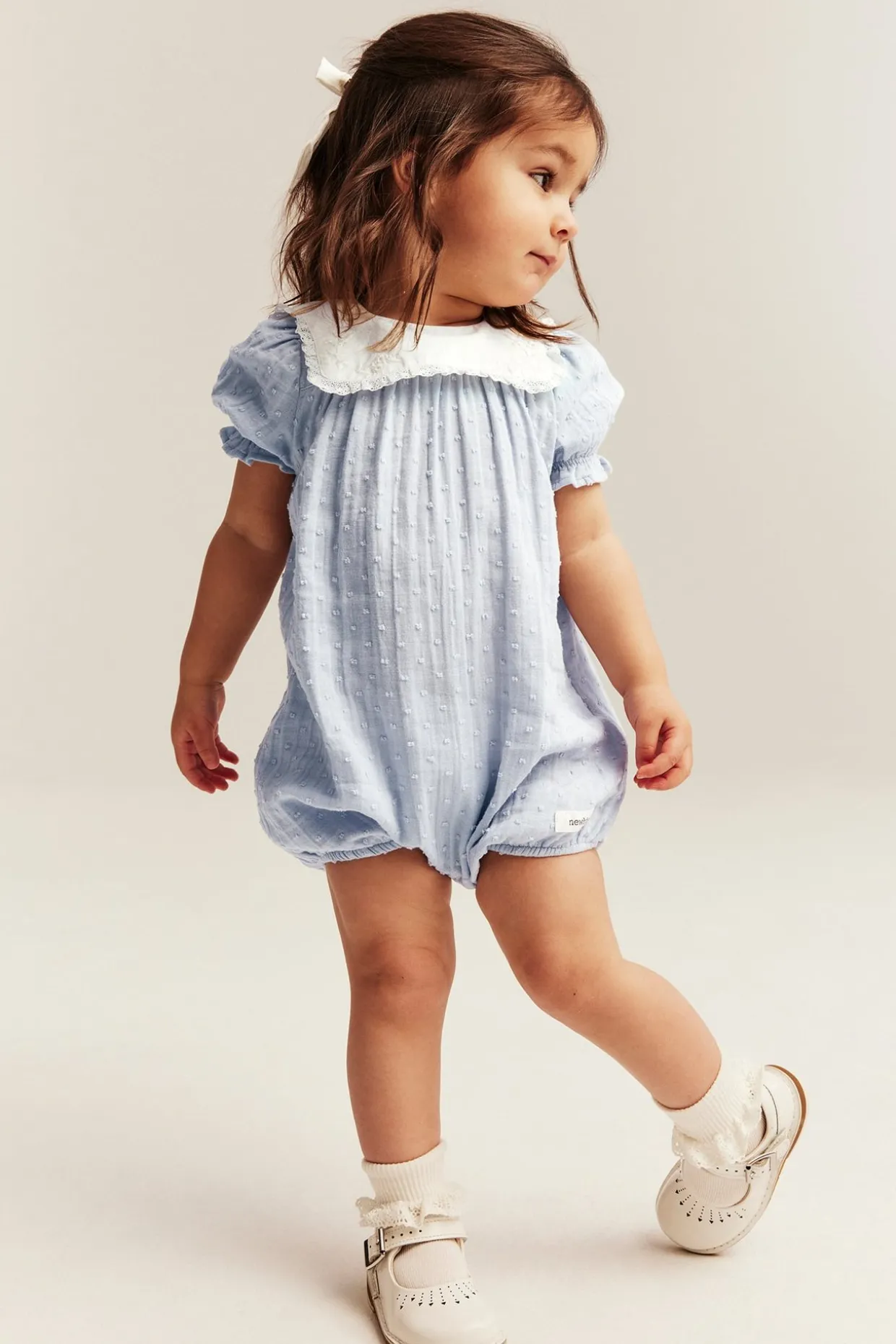 Playsuit med sjømannskrage