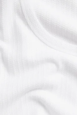 Pointelle-singlet i slim fit