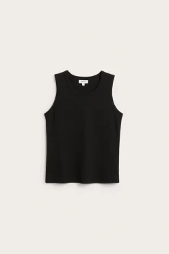 Pointelle-singlet i slim fit