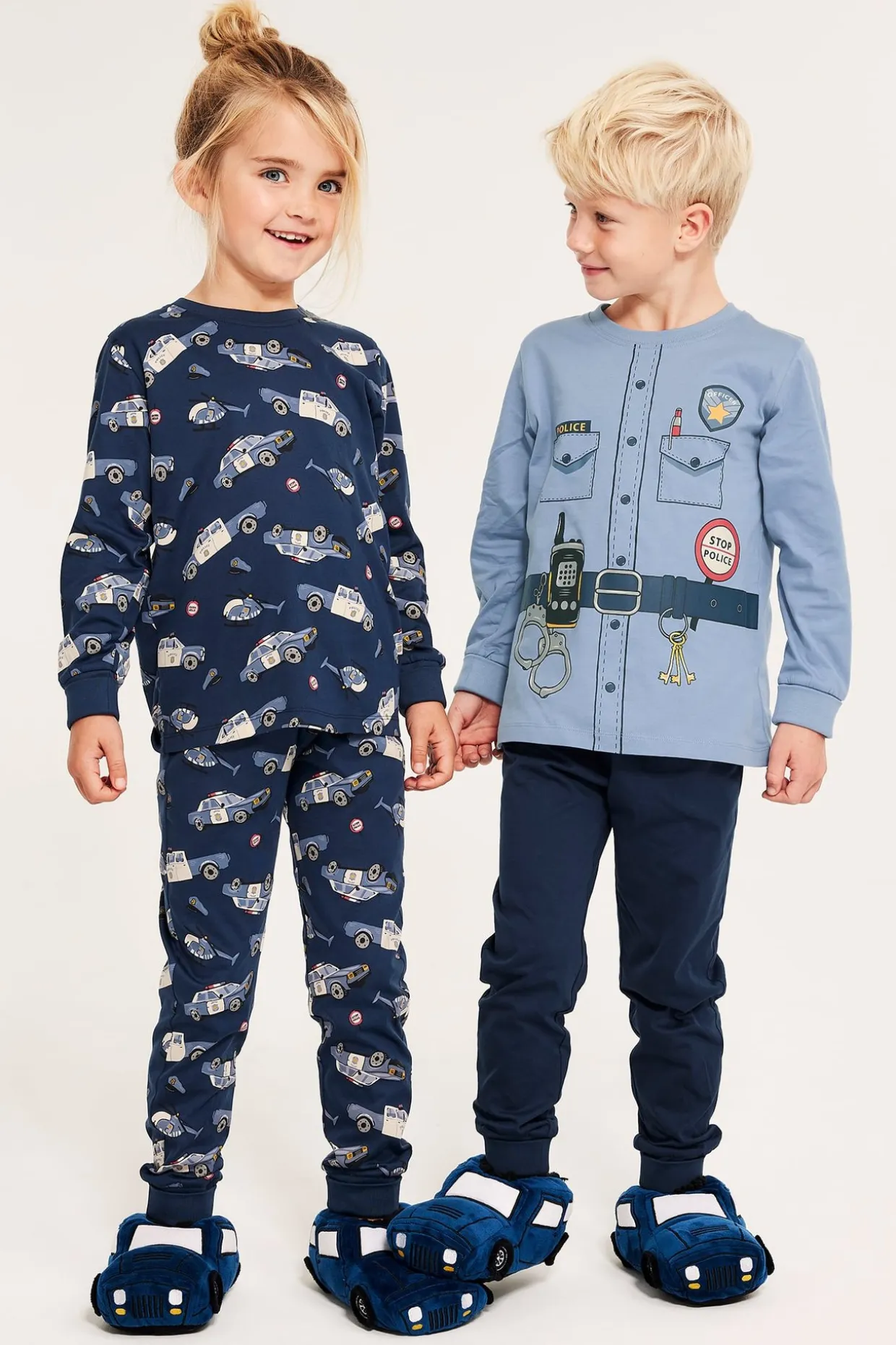 Politipyjamas 2-pakning