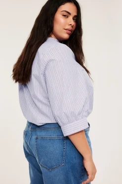 Poplinsbluse