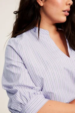 Poplinsbluse