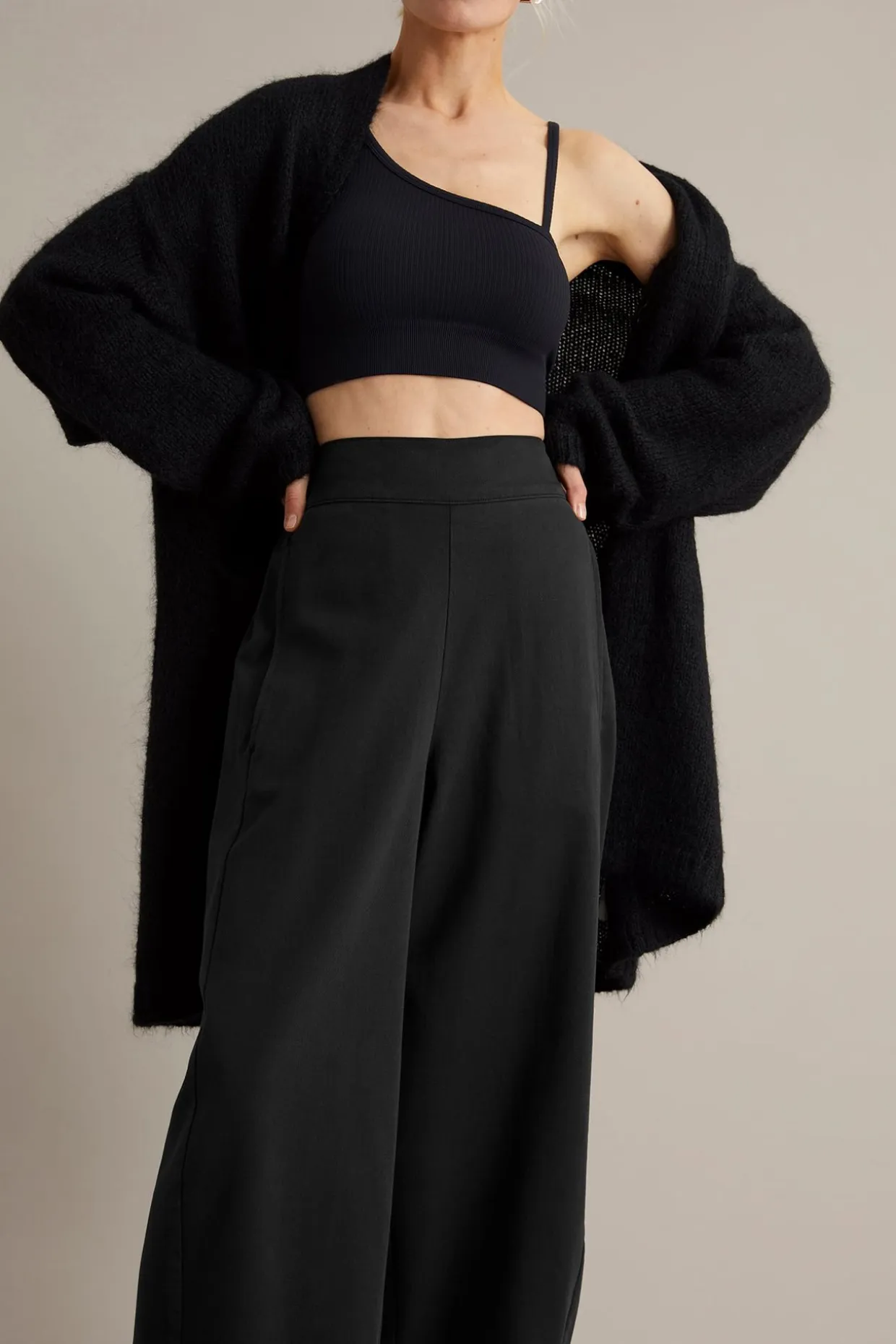 Pull on-bukse barrel fit