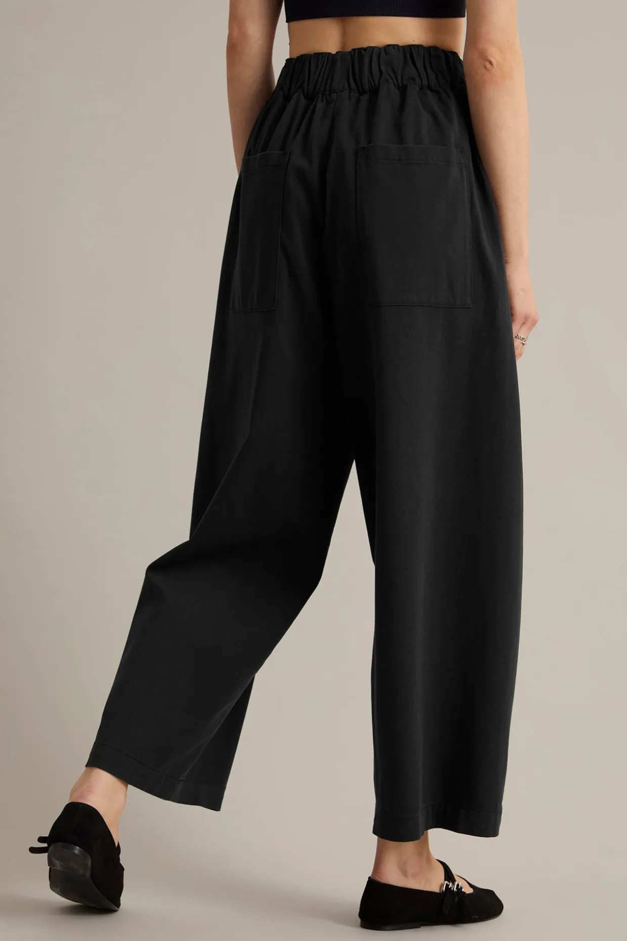 Pull on-bukse barrel fit