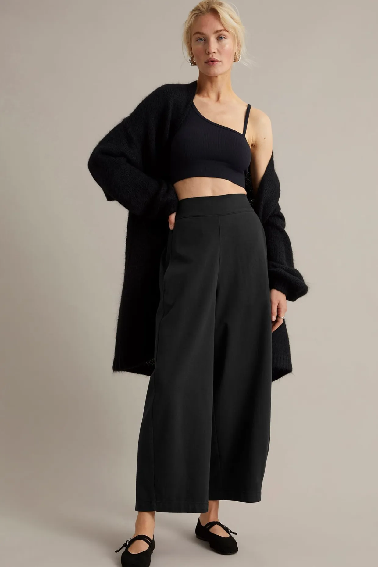 Pull on-bukse barrel fit
