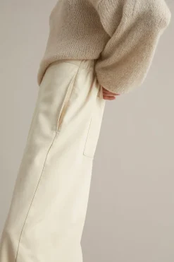 Pull on-bukse barrel fit | Lys beige | Dame | Kappahl