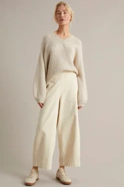 Pull on-bukse barrel fit | Lys beige | Dame | Kappahl