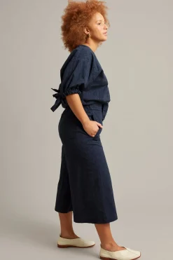 Pull-on bukser i culottemodell