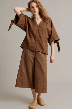 Pull-on bukser i culottemodell