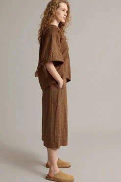 Pull-on bukser i culottemodell