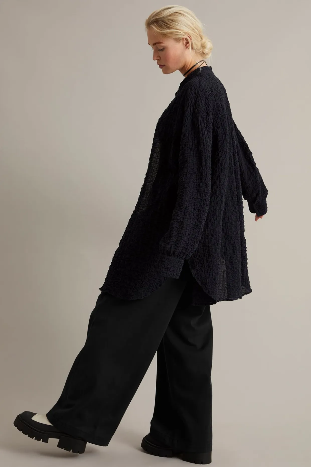 Pull-on bukser wide fit