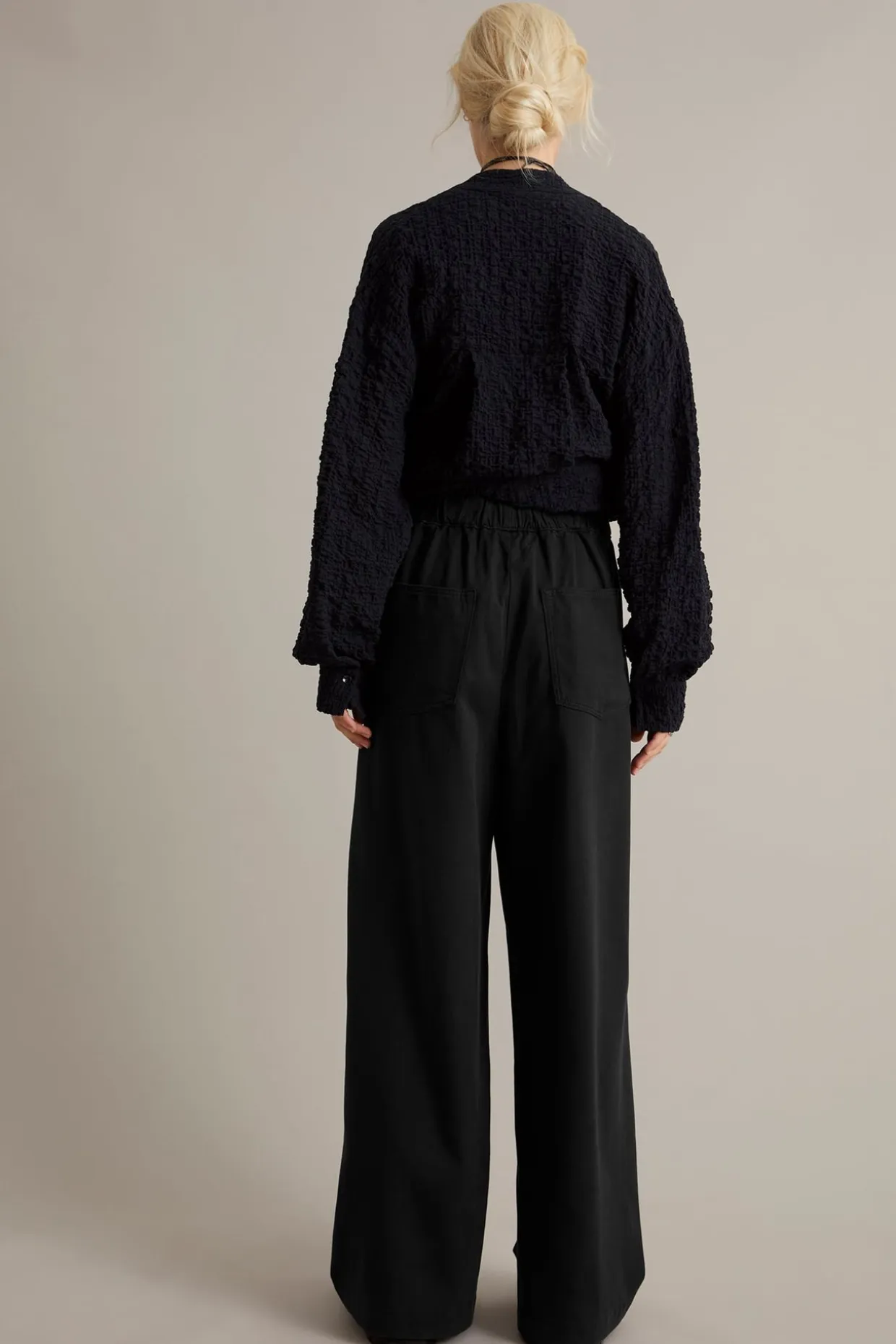 Pull-on bukser wide fit