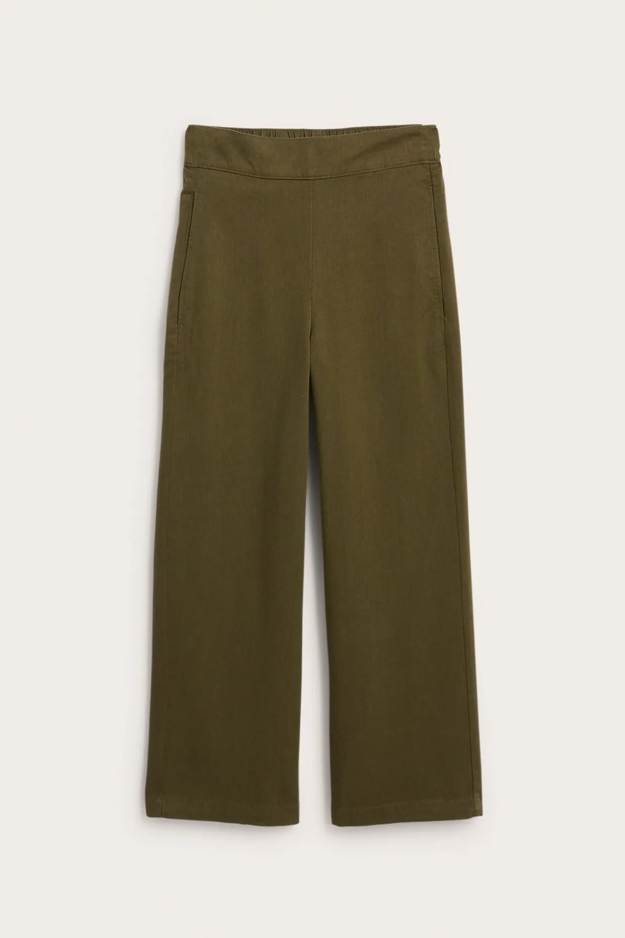Pull-on bukser wide fit